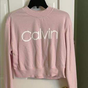 Calvin Klein performance cropped sweatshirt